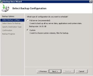Windows-server-Backup-Custom-Configuration
